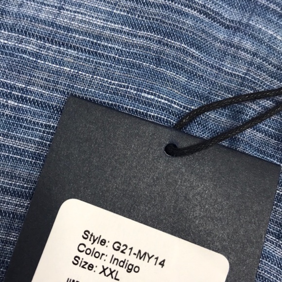 Good Man Brand Slim Fit Stripe Linen Shirt - Picture 5 of 7